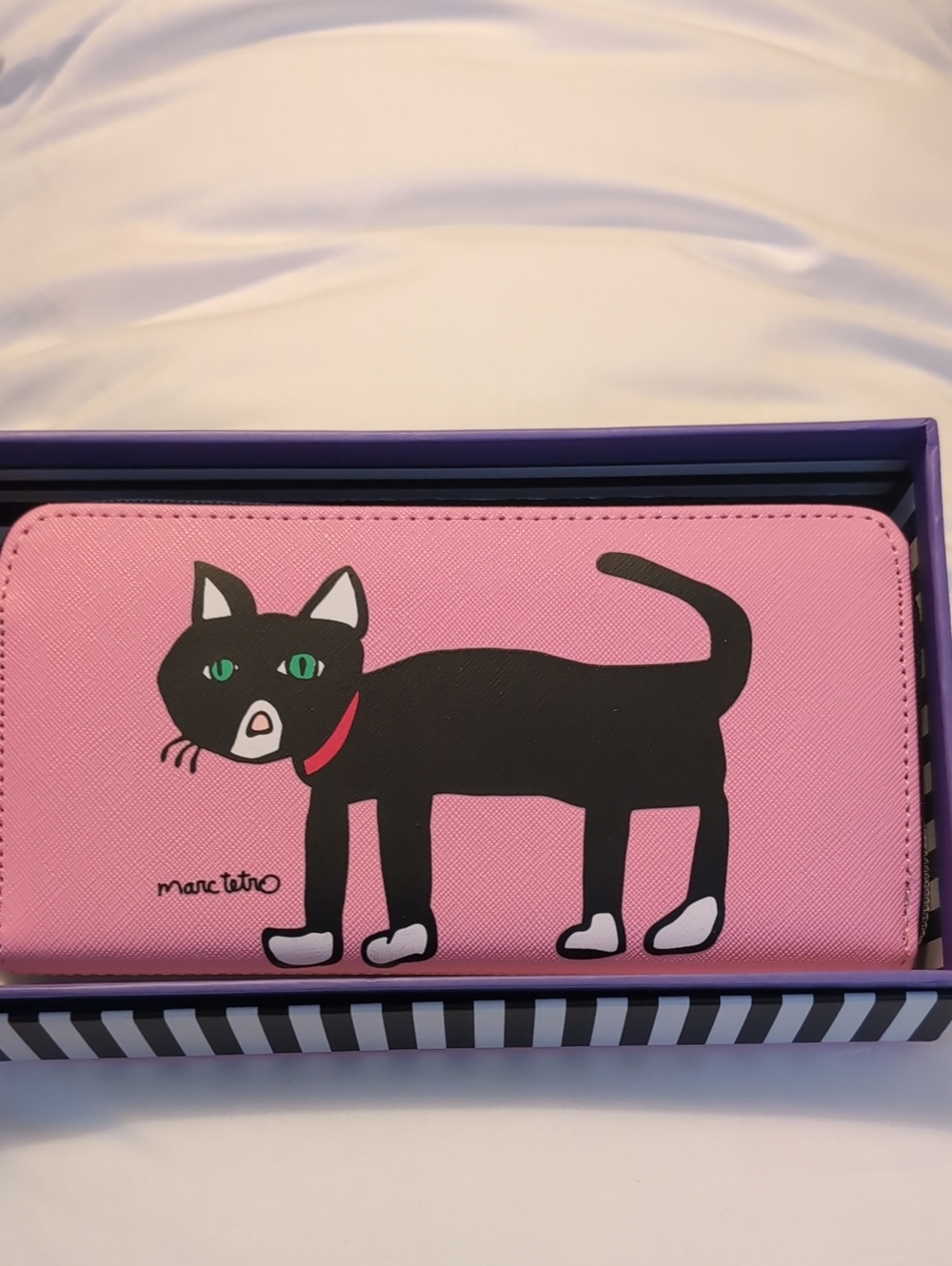 Marc Tetro Cat Wallet NIB